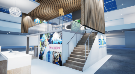 Stand Enedis VR fait pour In-Extenso