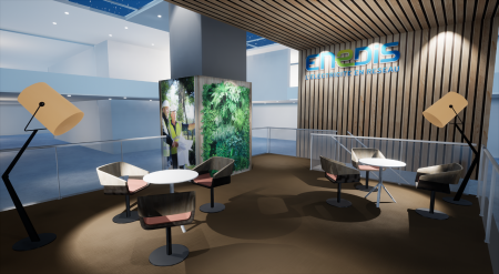 Stand Enedis VR fait pour In-Extenso