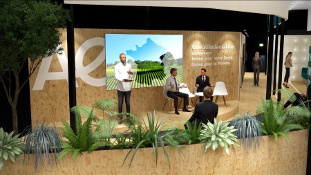 Stand INRAE SIA 2023 réalisé pour Newdee